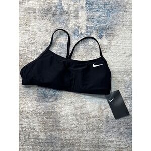 Nike Girls Youth Sports Bra Black Small PCH SU26524 NWT Training Swim